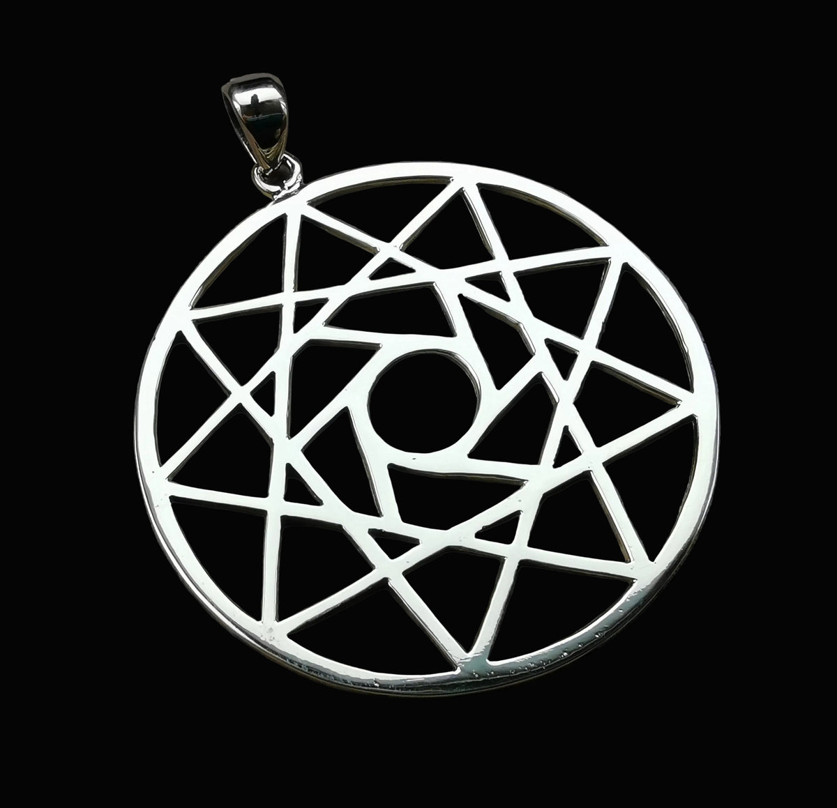 Ref.SM0086 - Enneagram w/ circle