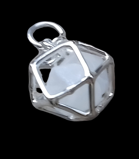Ref.SP0179 - Cuboctahedron / Iconic Terra Prana Sphere w/crystal
