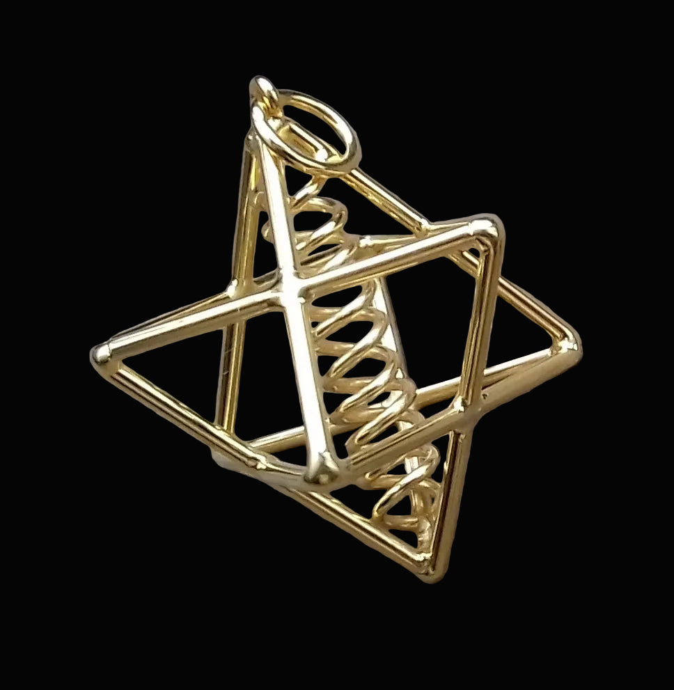 Ref.SP0190 - Star Tetrahedron w/DNA double helix