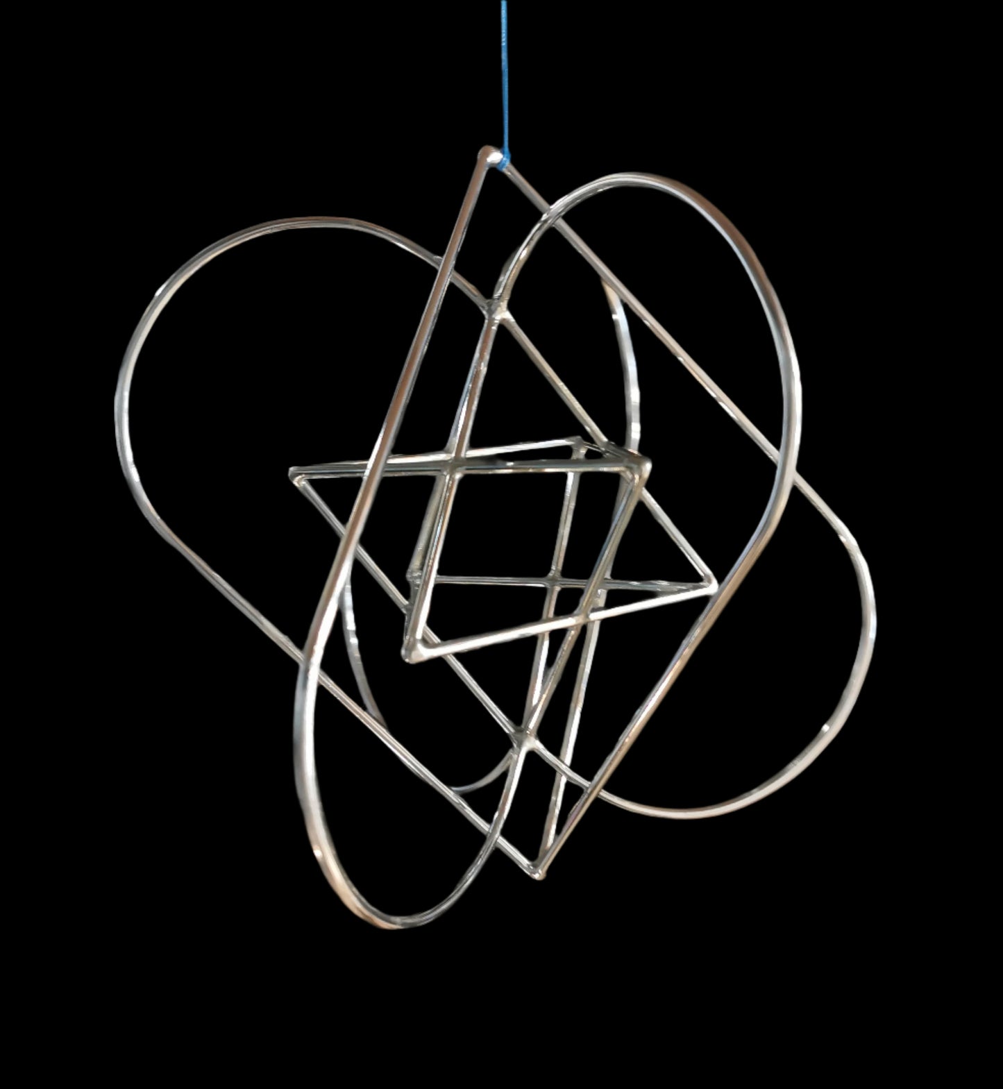 Ref.ST0096 - Star Tetrahedron w/ Double Heart