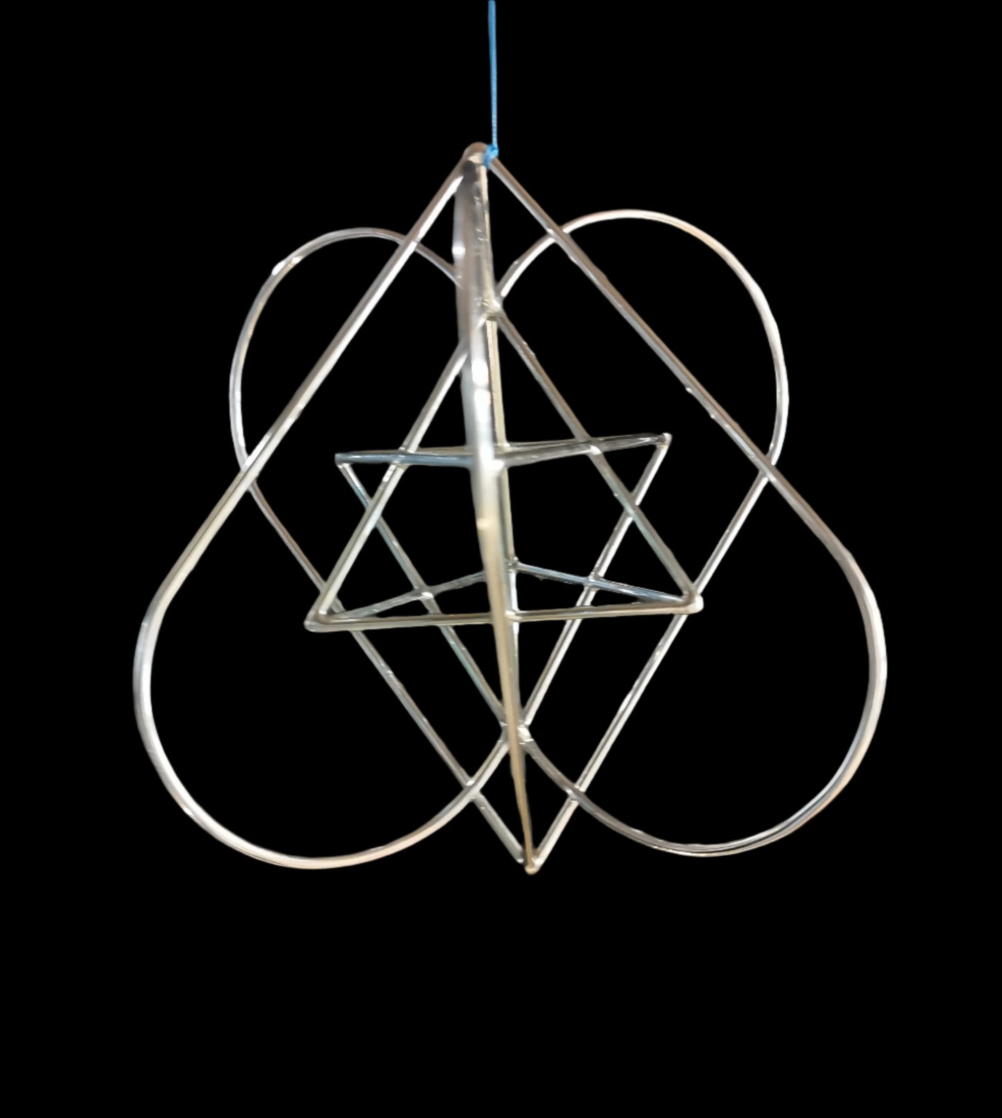 Ref.ST0096 - Star Tetrahedron w/ Double Heart