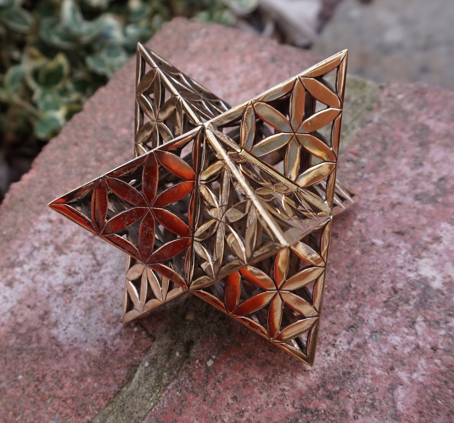 Ref.ST0018 - Tantric Star with Creation Mandala pattern