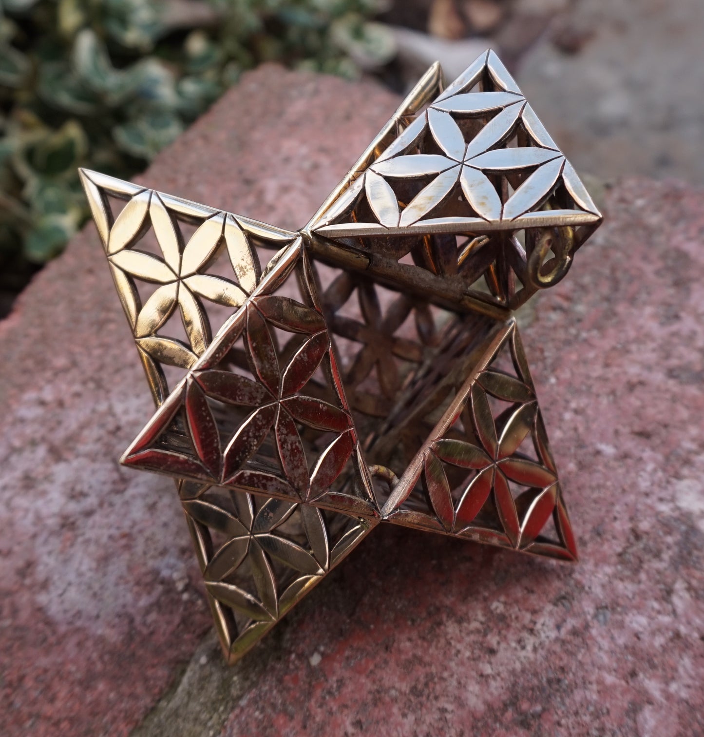 Ref.ST0018 - Tantric Star with Creation Mandala pattern
