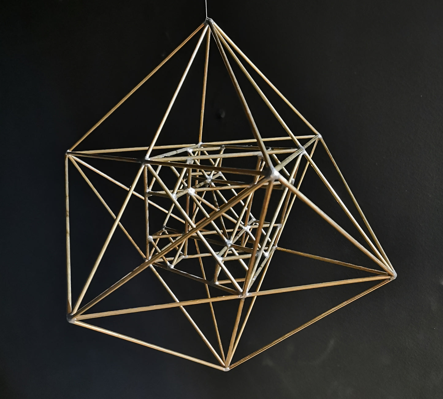 Ref.ST0064 - Tantric Terra Matrix / 3D Metatrons Cube (Cube+Prana Fractal)