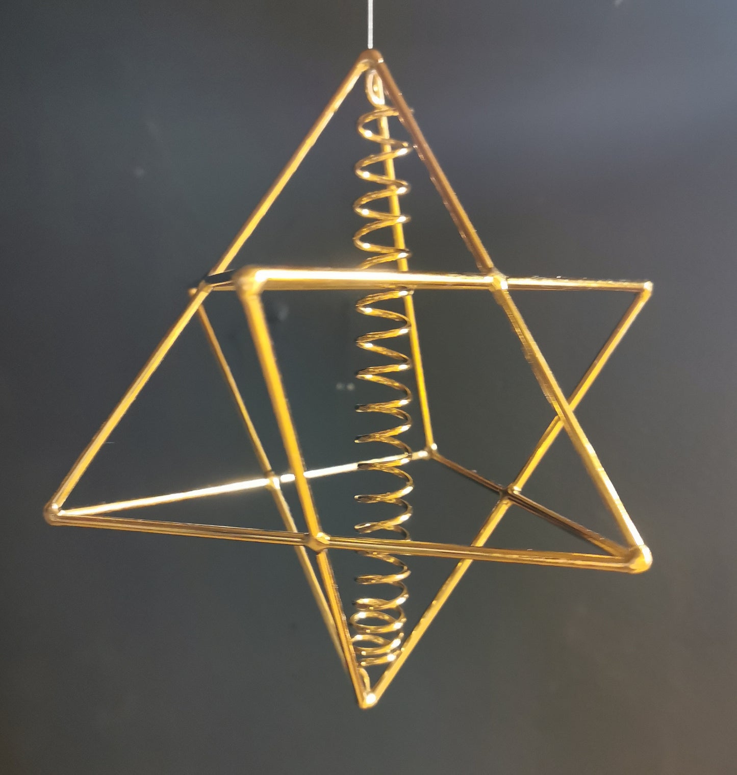 Ref.ST0090 - Star Tetrahedron w/spiral