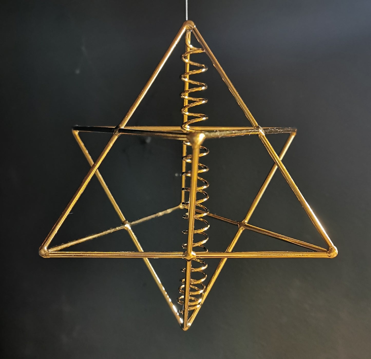 Ref.ST0090 - Star Tetrahedron w/spiral