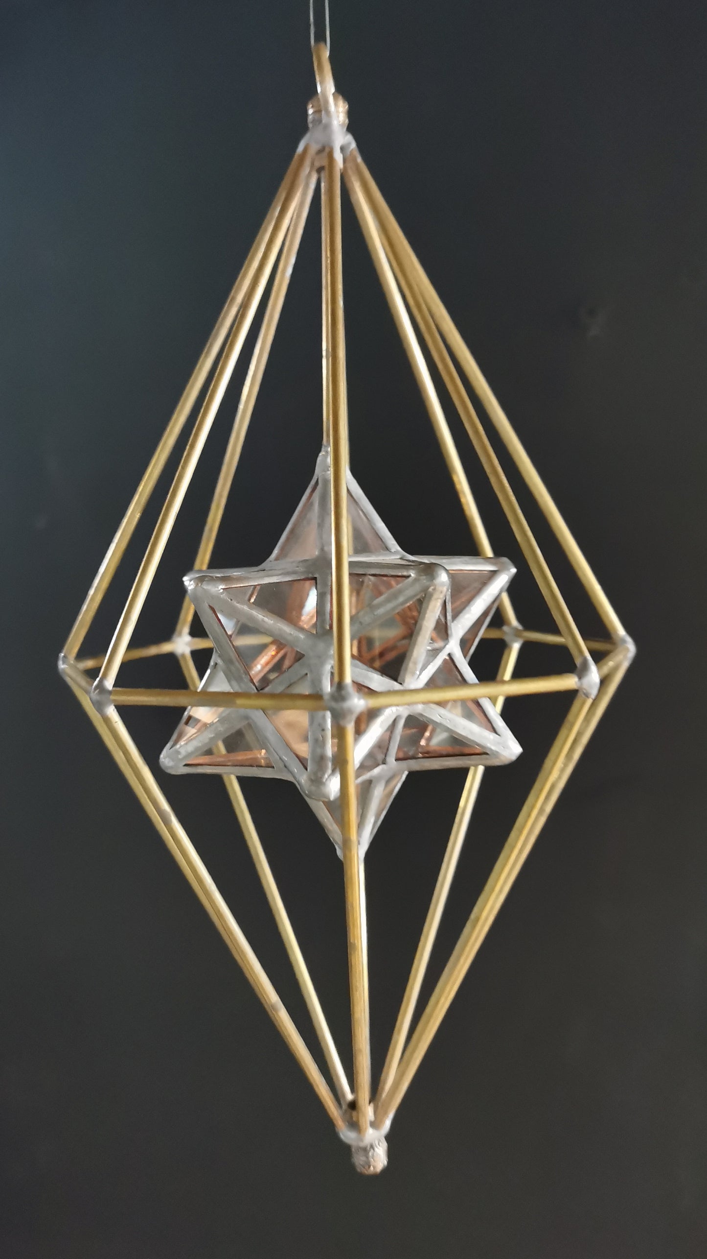 Ref.ST0103 - 8 sided diamond with Solar Star