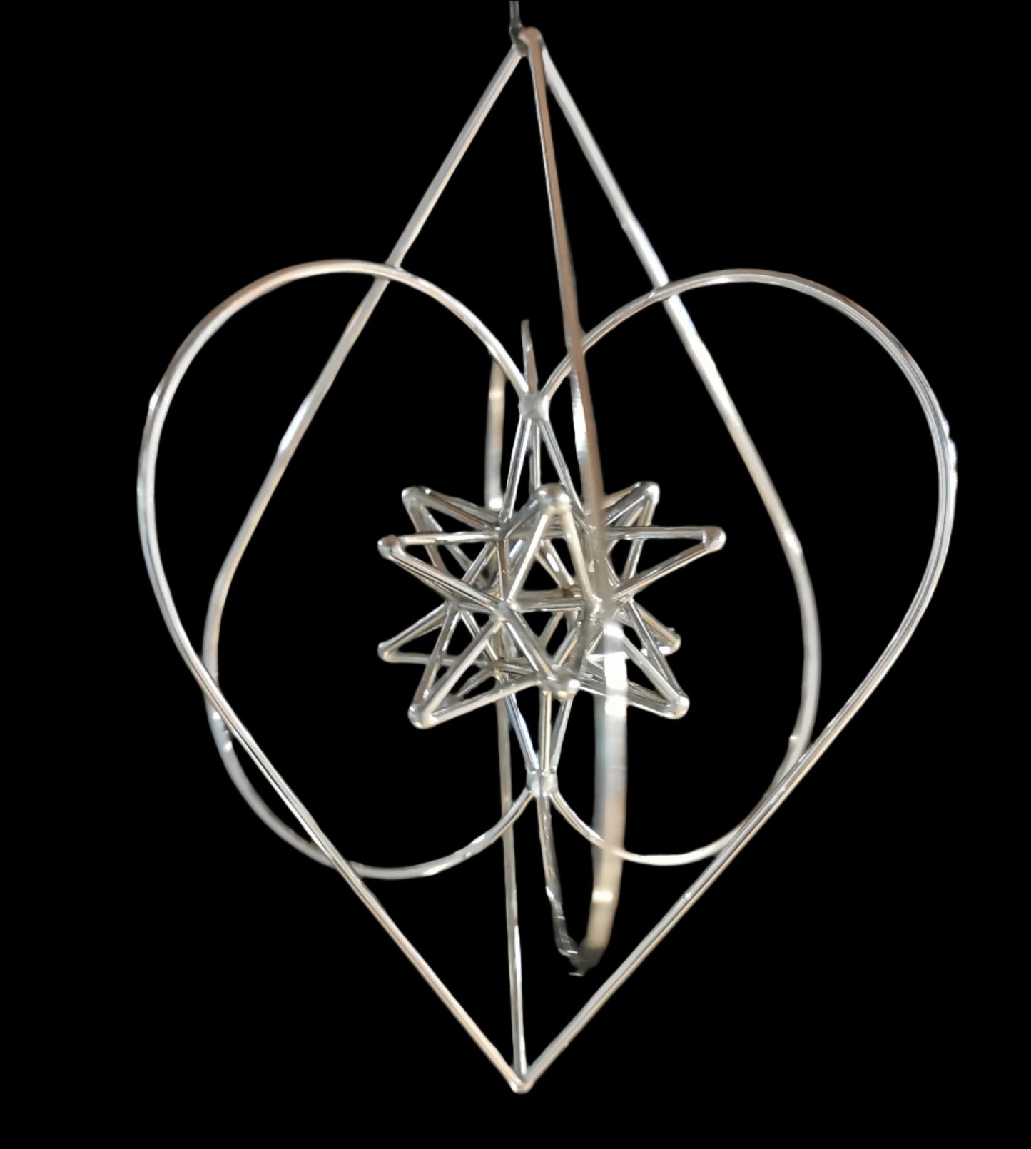 Ref.ST0106 - Heart Star w/hearts