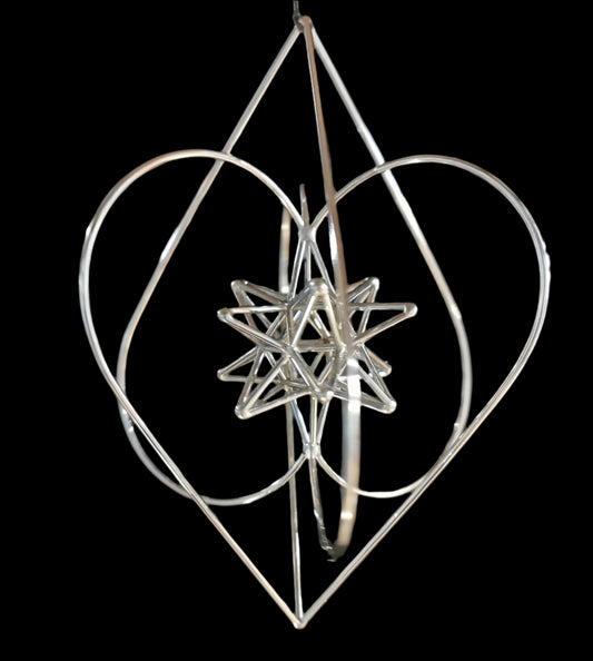 Ref.ST0106 - Heart Star w/hearts