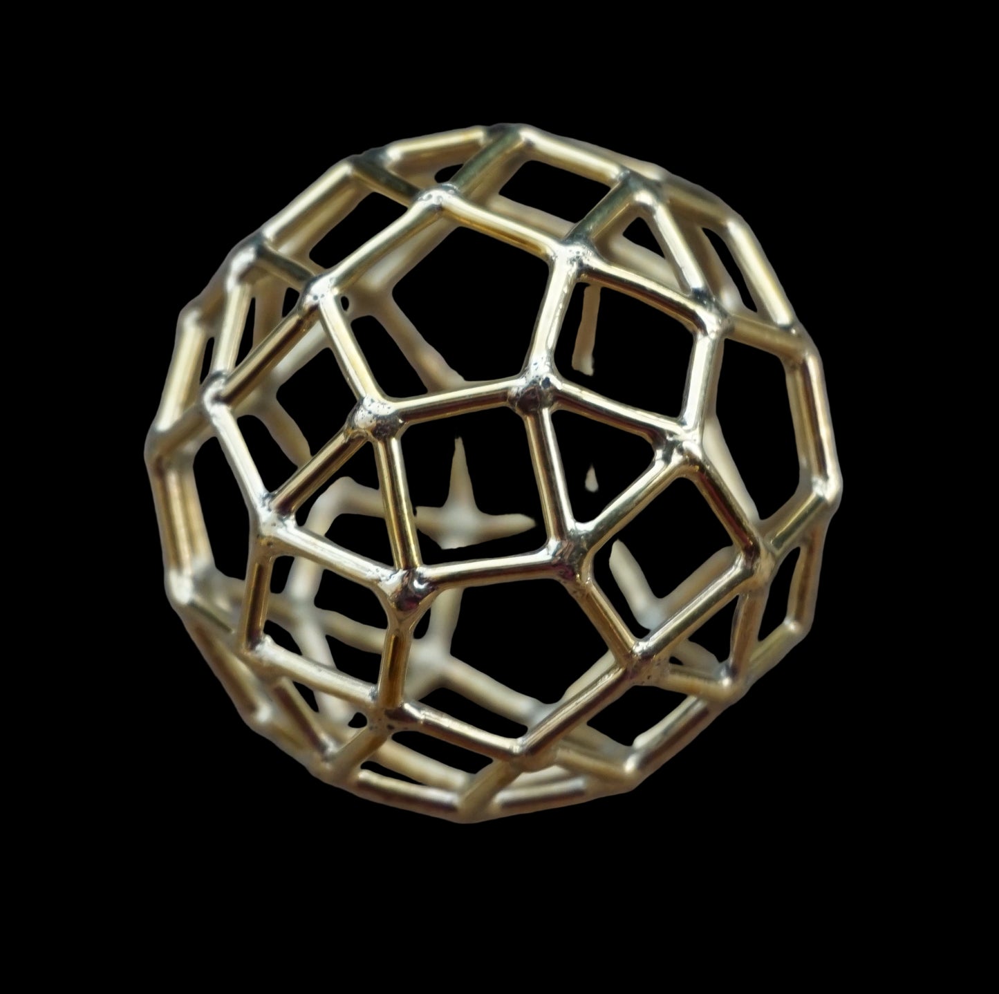 Ref.SZ0047 - Embryonic Aqua Solar Sphere / Rhombicosadodecahedron