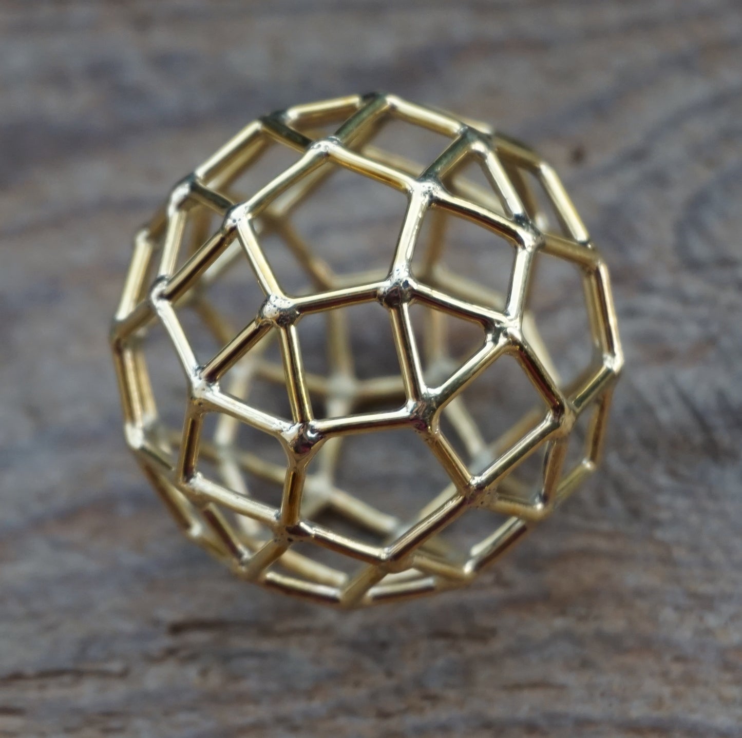 Ref.SZ0047 - Embryonic Aqua Solar Sphere / Rhombicosadodecahedron