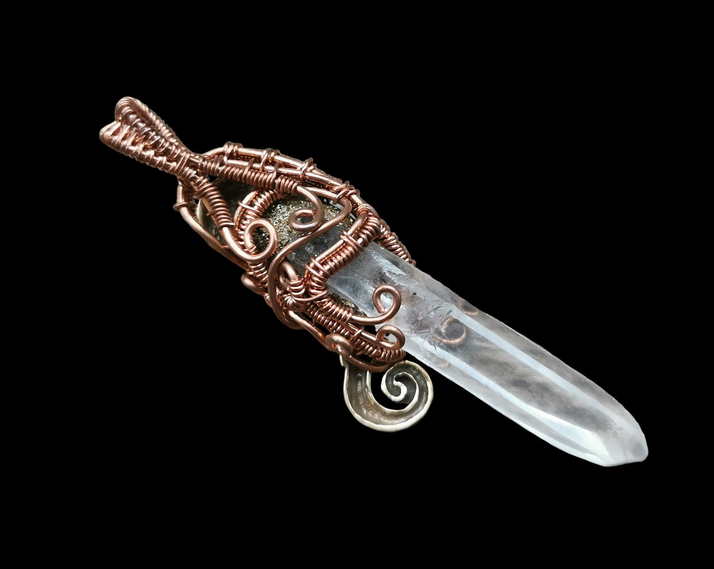 Ref.WW0129 - Laser quartz w/ dragon