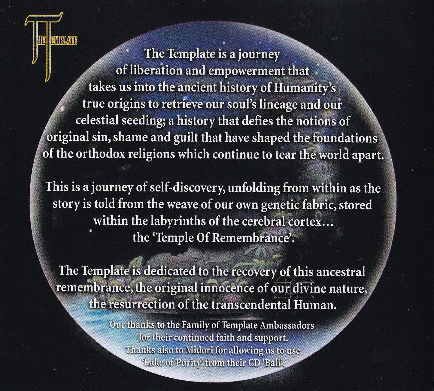 Ref.CD0003 - "The Template - Actualization"