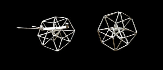Ref.DV0013 - Hyper Cube brooch
