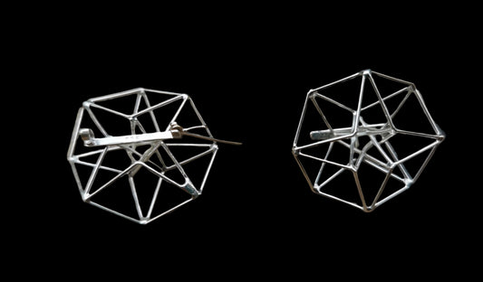 Ref.DV0015 - Hyper Cube brooch