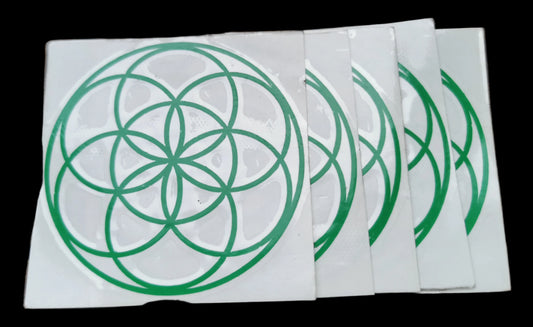 Ref.SK0017 - Solar Mandala, aka Seed of Life [in circle]