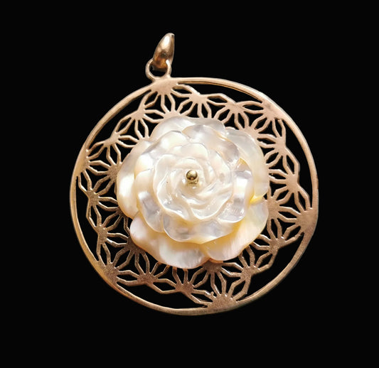 Ref.SM0120 - Creation Mandala w/rose