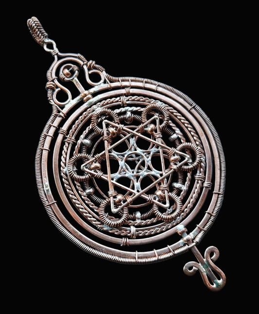 Ref.SM0123 - Metatron Cube/Solar Mandala