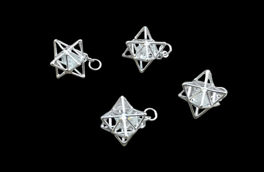 Ref.SP0197 - Tantric Star w/crystal [herkimer]