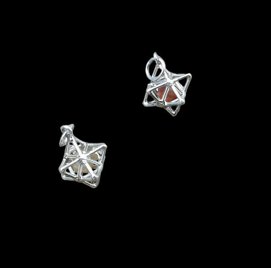 Ref.SP0250 - Tantric Star w/crystal [imperial topaz]