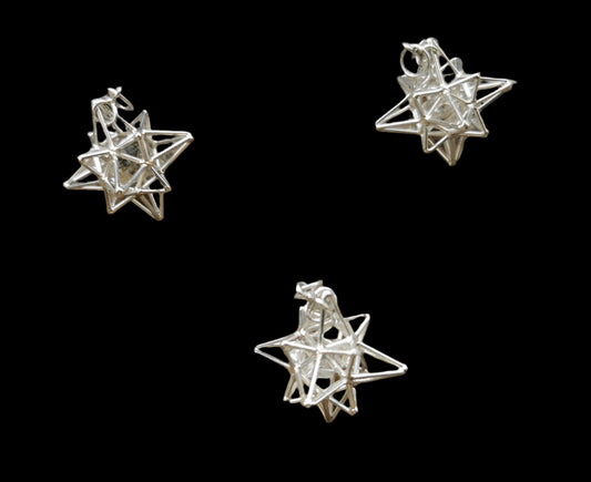Ref.SP0300 - Heart Star w/ gemstone [Herkimer]