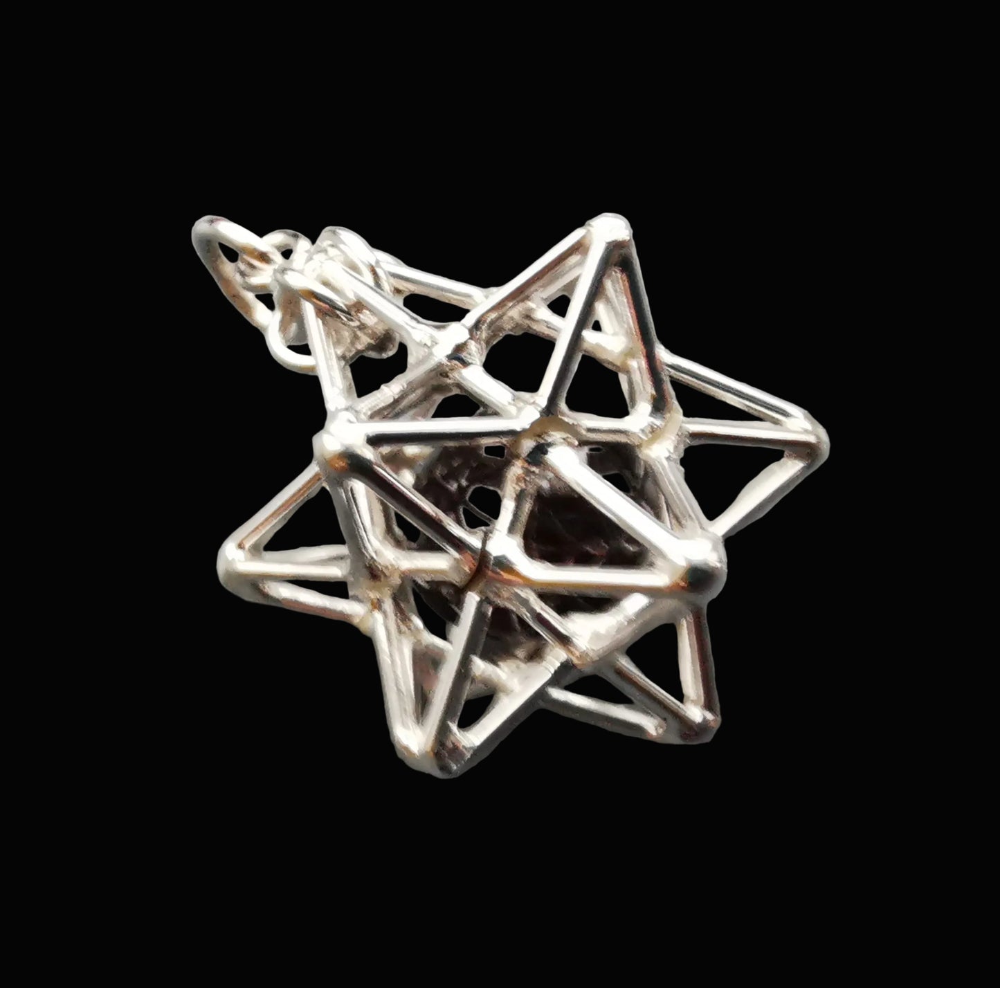 Ref.SP0303 - Solar Star w/ crystal [garnet]