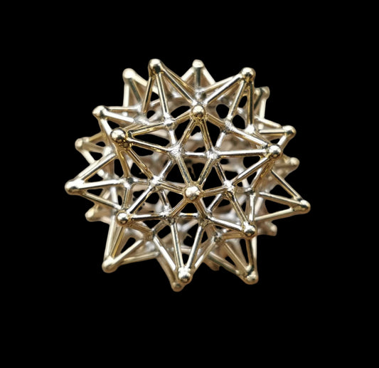 Ref.SP0059 - Iconic Aqua Star (Stellated Buckyball)