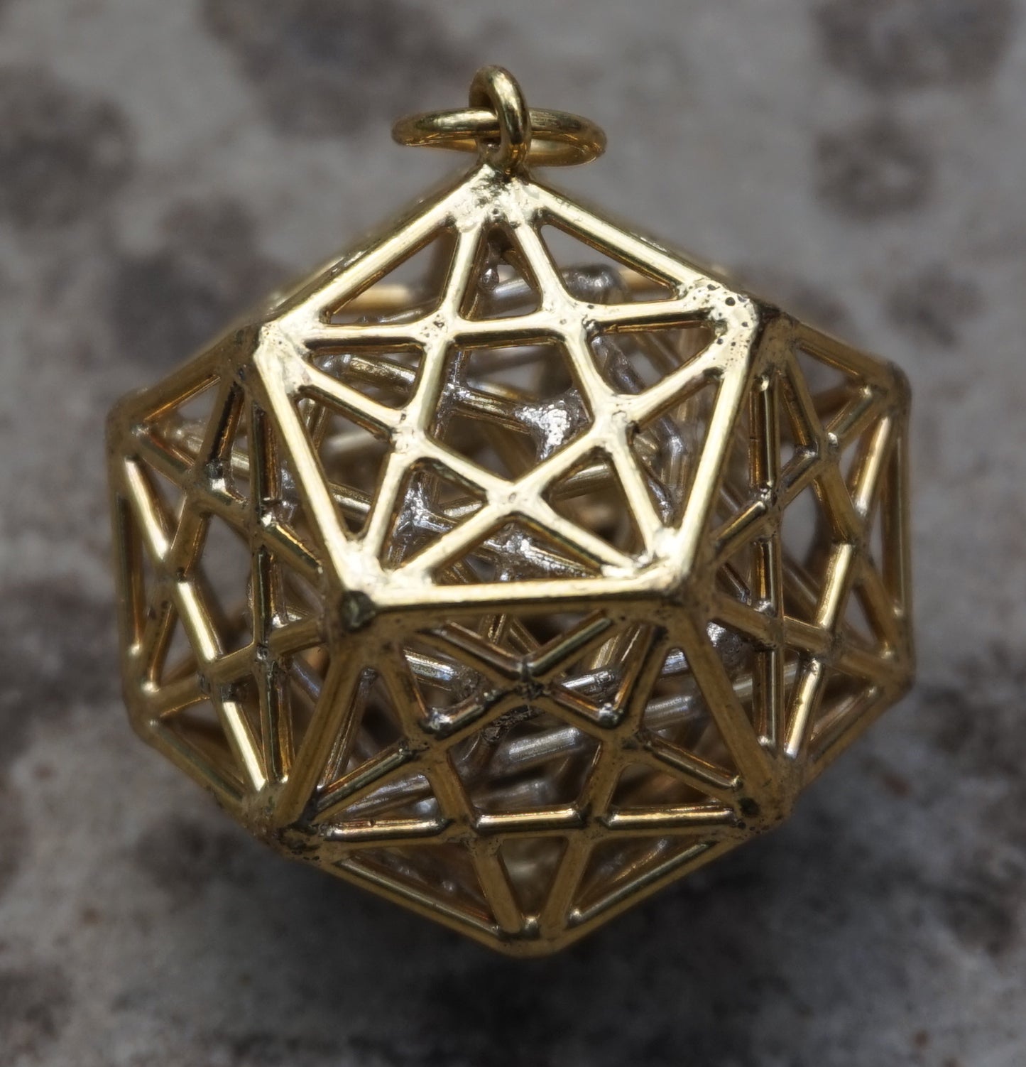 Ref.SP0114 - 5 Cube Dodecahedron (w/pentagram on each face + Tantric Terra Prana)