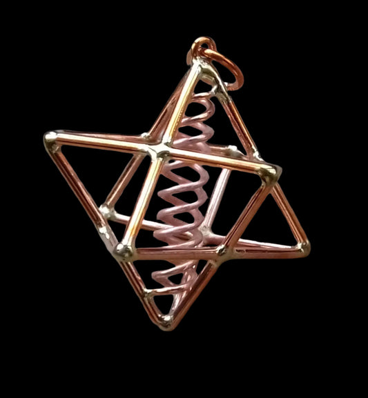 Ref.SP0186 - Star Tetrahedron w/DNA double helix