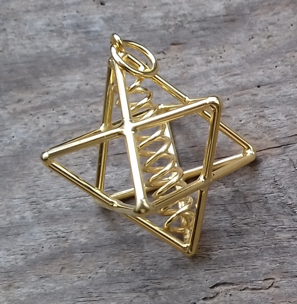Ref.SP0190 - Star Tetrahedron w/DNA double helix