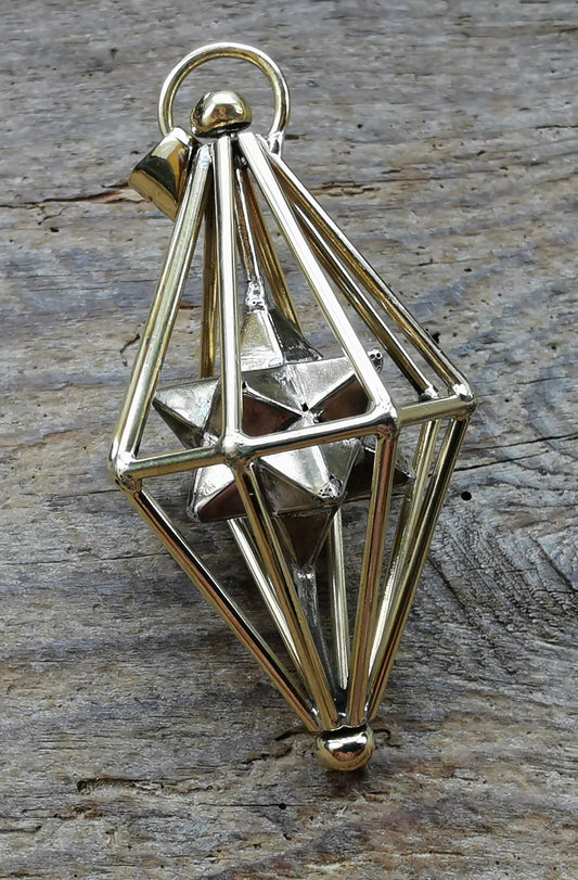 Ref.SP0234 - 8 sided diamond with Solar Star [solid]