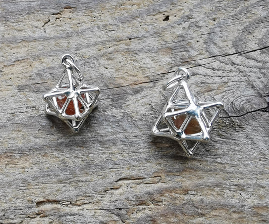 Ref.SP0250 - Tantric Star w/crystal [imperial topaz]