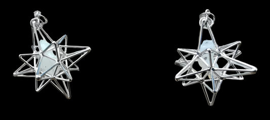 Ref.SP0257 - Heart Star w/ crystal [opal]