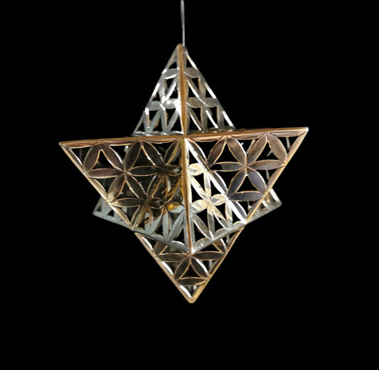 Ref.ST0127 - Tantric Star with Creation Mandala motif