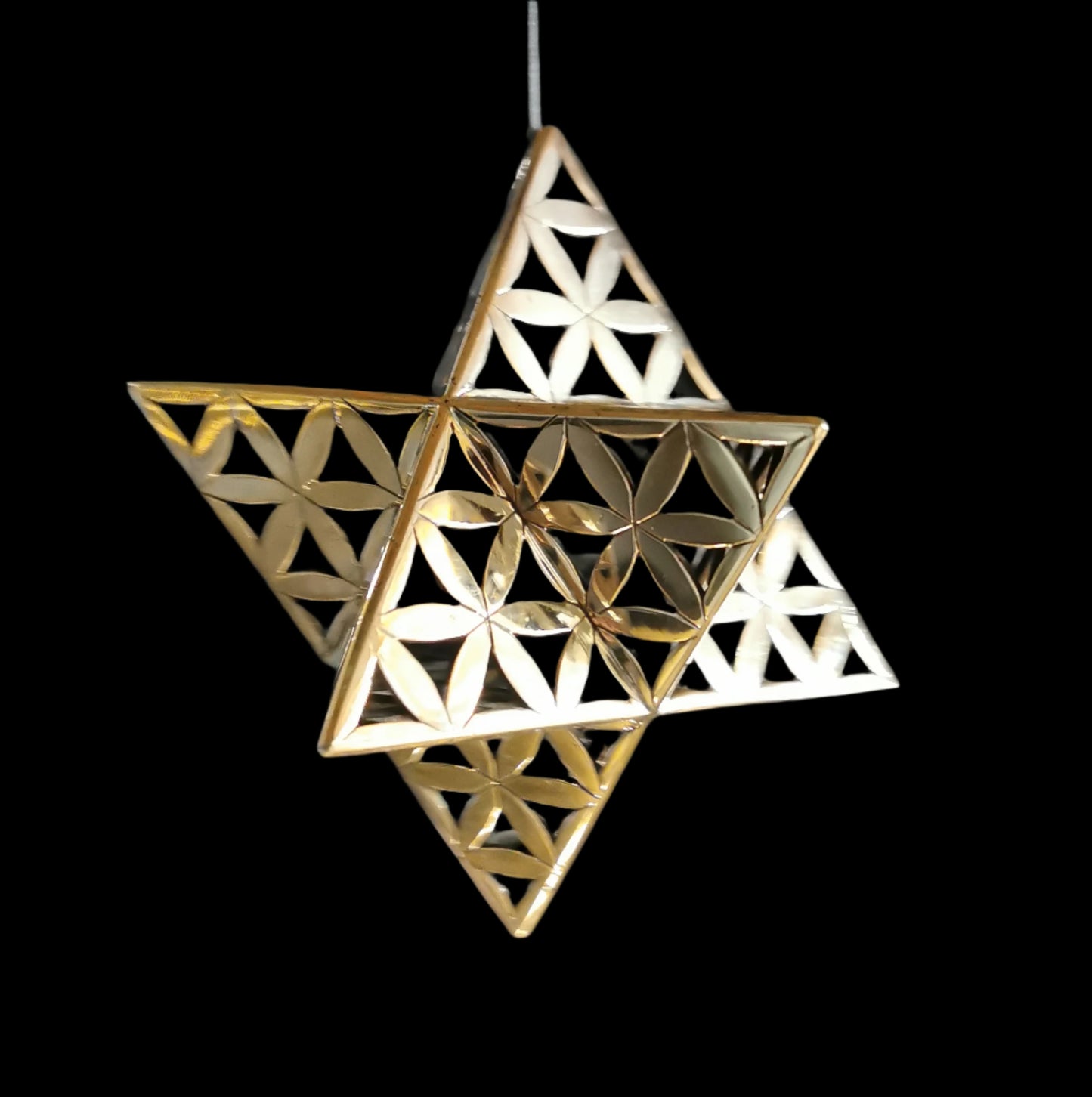 Ref.ST0127 - Tantric Star with Creation Mandala motif