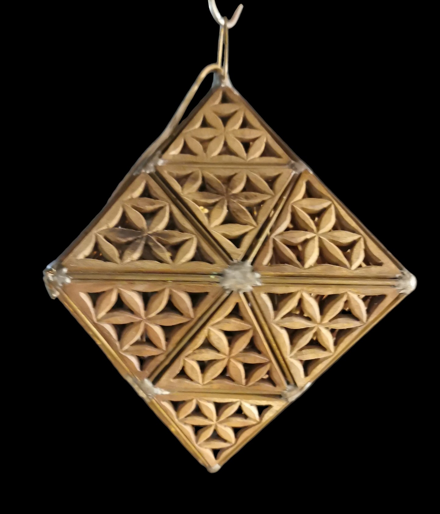 Ref.ST0134 - Prana Sphere with Creation Mandala pattern lamp