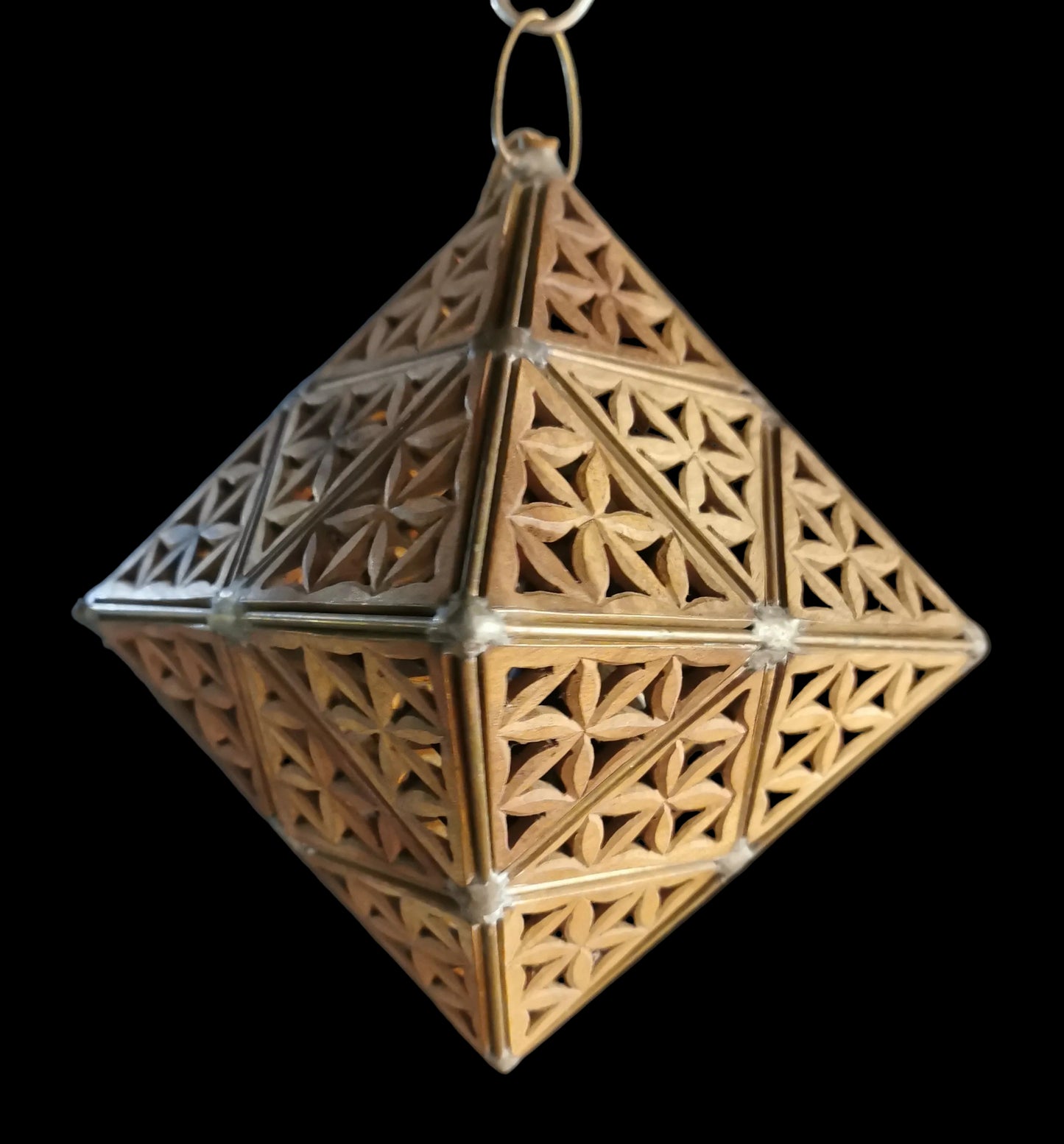 Ref.ST0134 - Prana Sphere with Creation Mandala pattern lamp