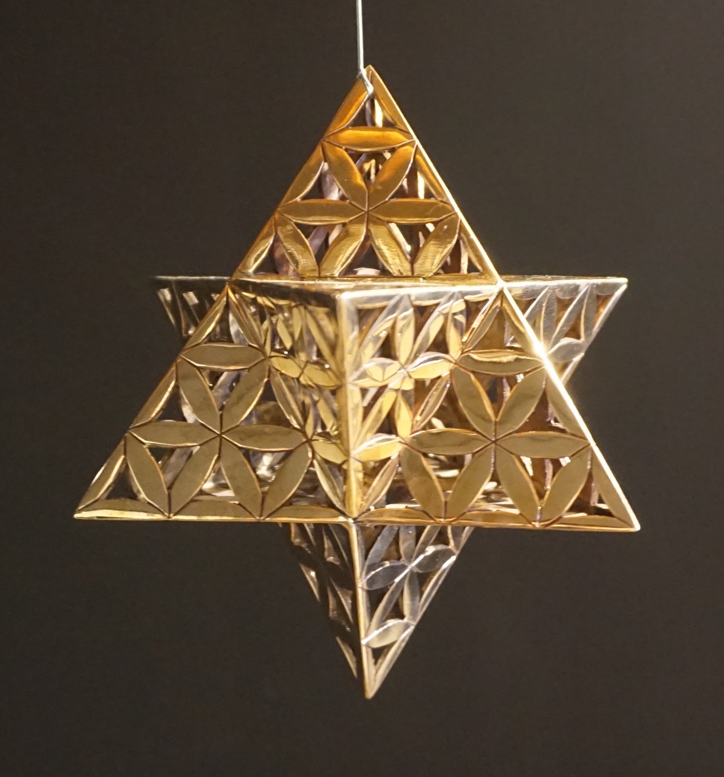 Ref.ST0018 - Tantric Star with Creation Mandala pattern