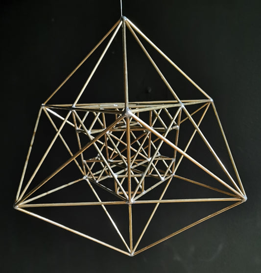 Ref.ST0064 - Tantric Terra Matrix / 3D Metatrons Cube (Cube+Prana Fractal)