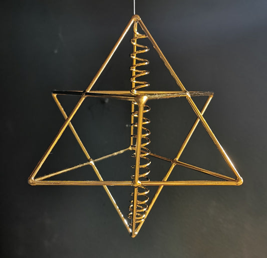 Ref.ST0090 - Star Tetrahedron w/spiral