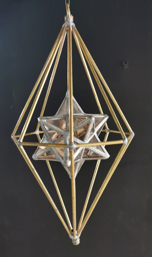 Ref.ST0103 - 8 sided diamond with Solar Star