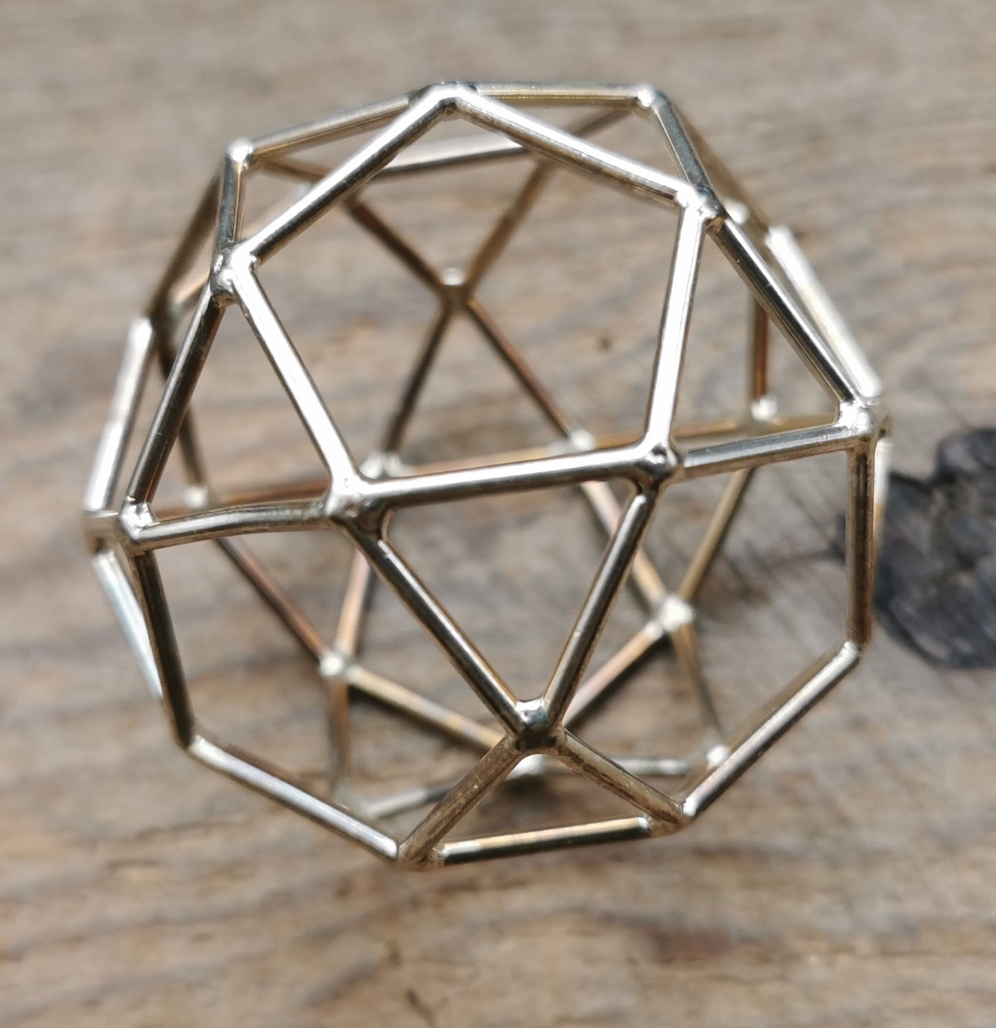 Ref.SZ0105 - Iconic Aqua Solar Sphere / Truncated Icosadodecahedron
