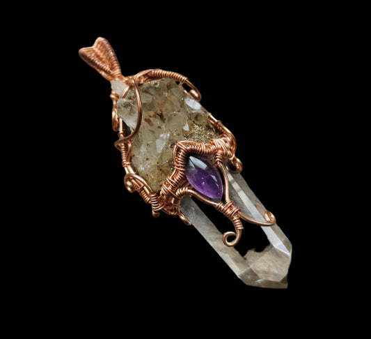 Ref.WW0097 - Amethyst/Quartz