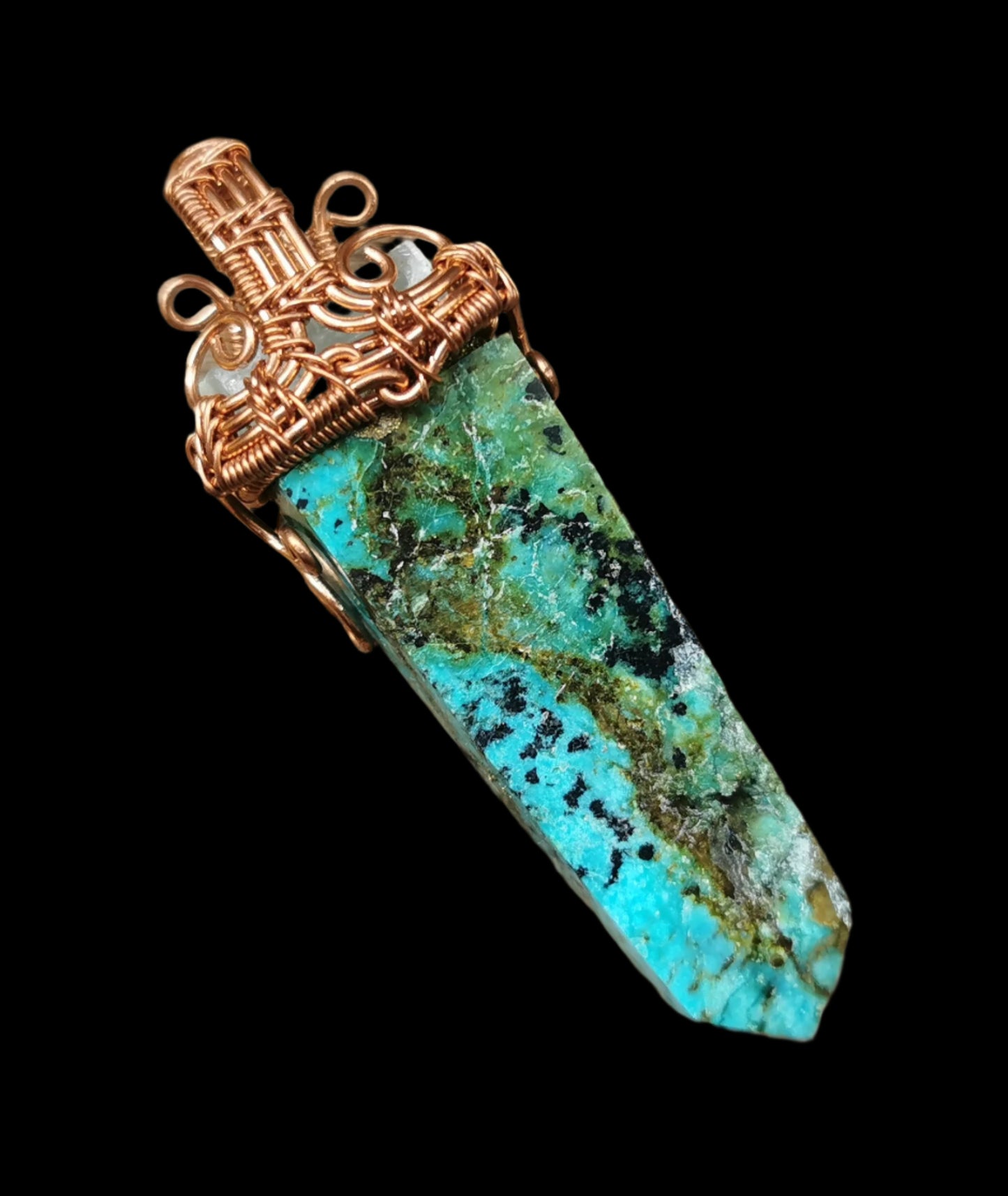Ref.WW0105 - Azurite/ruby/aquamarine