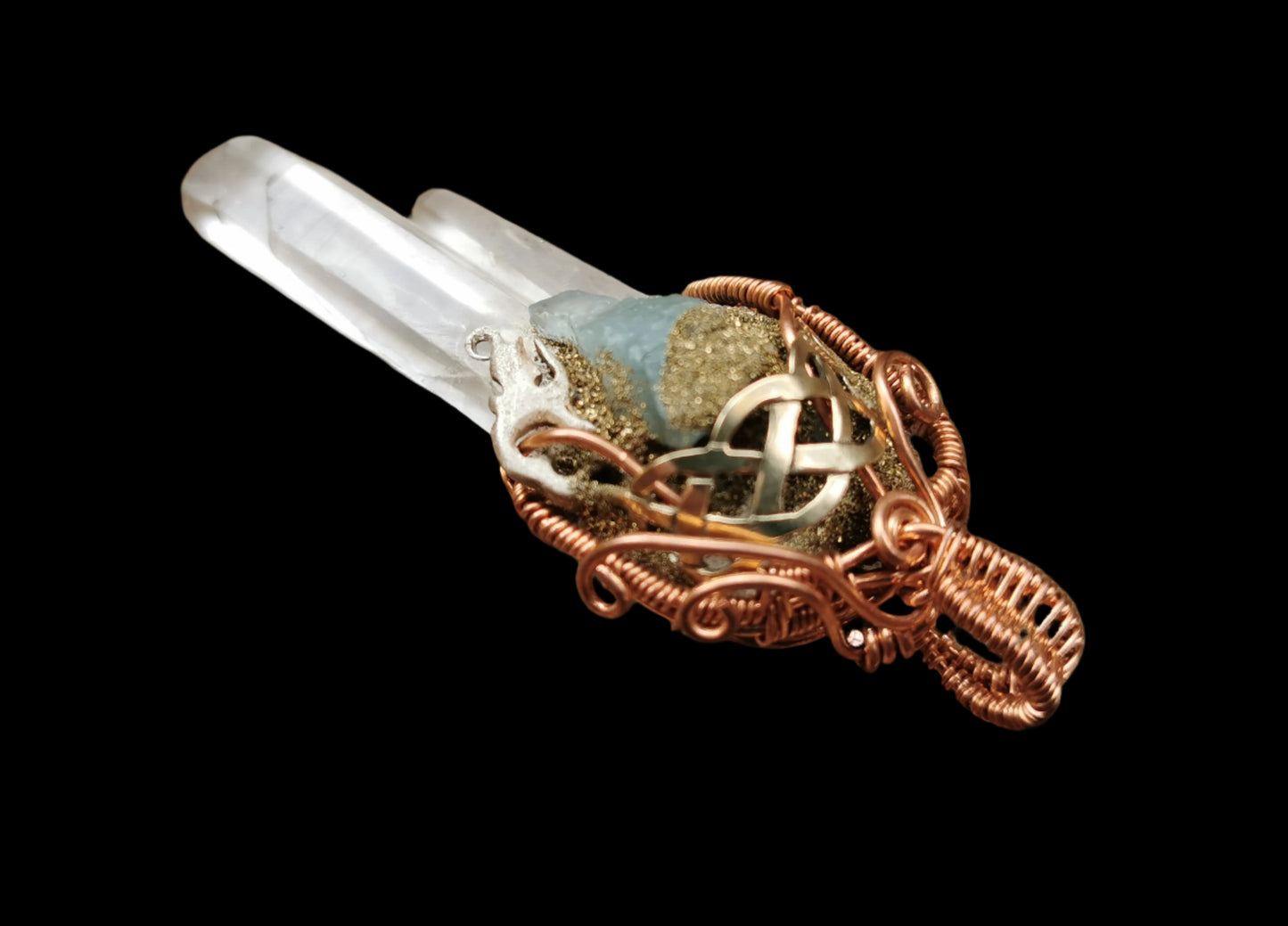 Ref.WW0107 - Aquamarine/laser quartz