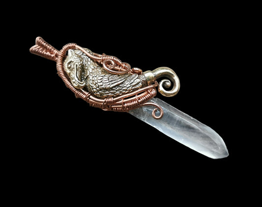 Ref.WW0129 - Laser quartz w/ dragon